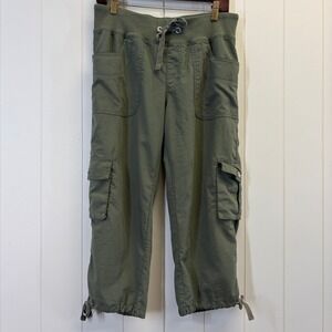 Mofiz Gorpcore Hiking Cargo Capri Pants Women Medium Athleisure Camping Sporty